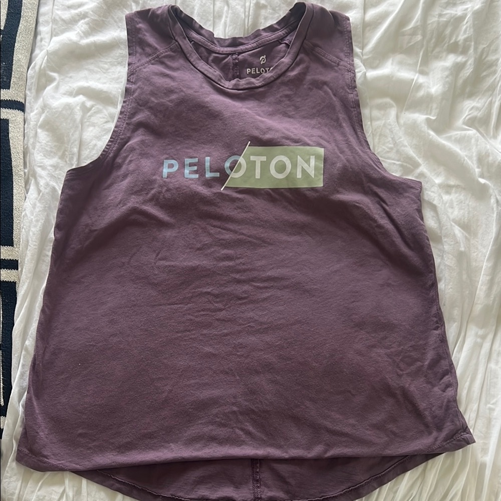 Peloton Women's Purple Muscle Tee